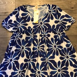 Sunflower by firmiana high low tunic
